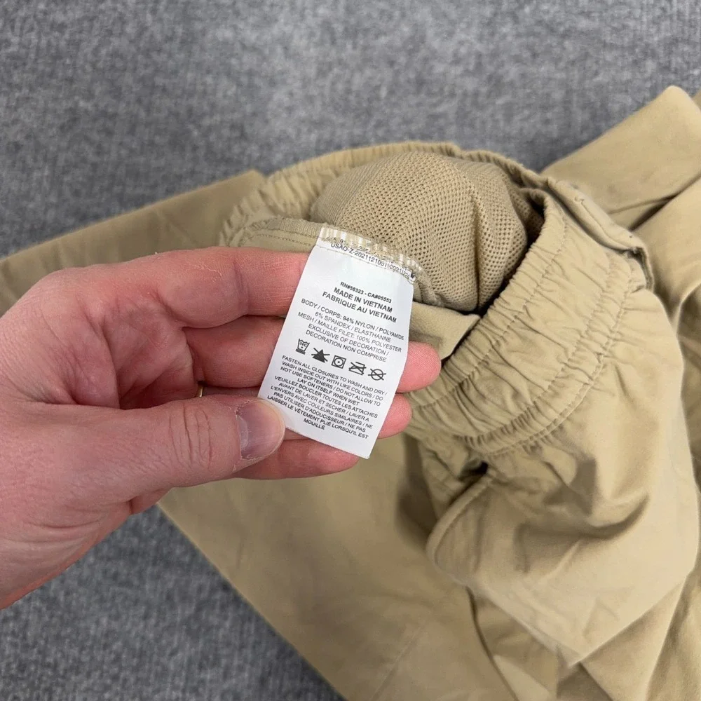 Nike Sportswear Commuter Pants Mens Small Tan Tech Woven Performance DM6621-247